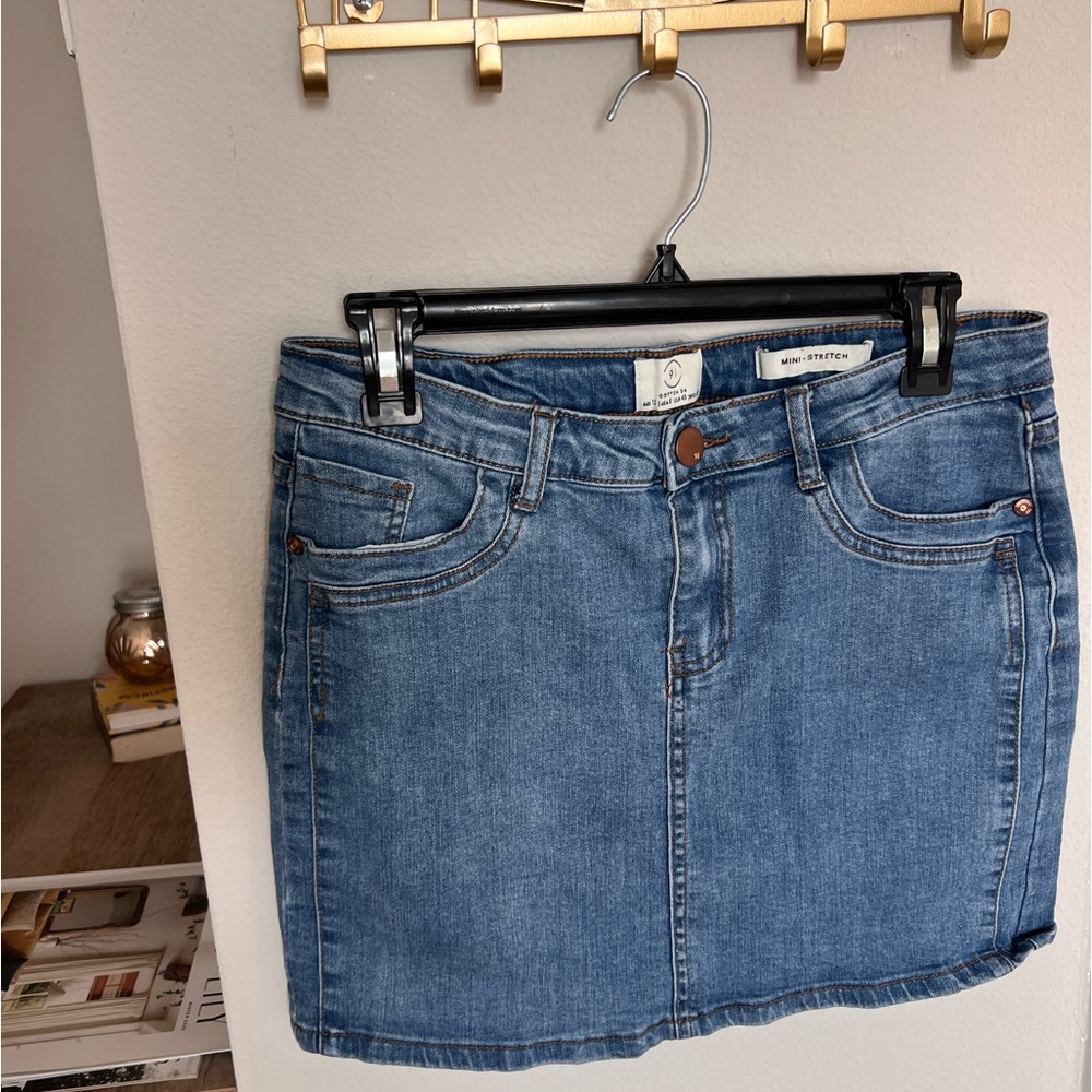 Cotton On denim mini skirt